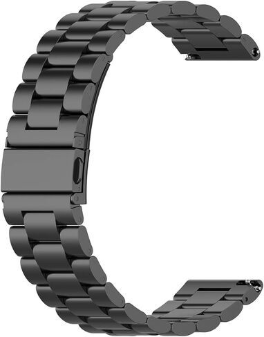 RuenTech Metal Band Compatible for FITVII HM57 Smart Watch Bands, Replacement Stainless Steel Strap Adjustable Metal Wristbands for FITVII HM57 Smartwatch in Saudi Arabia
