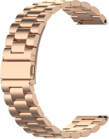 RuenTech Metal Band Compatible for FITVII HM57 Smart Watch Bands, Replacement Stainless Steel Strap Adjustable Metal Wristbands for FITVII HM57 Smartwatch in Saudi Arabia
