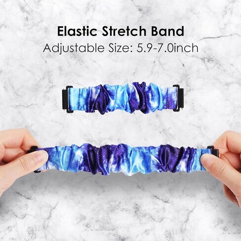 أحزمة Scrunchie المرنة الصغيرة من Simpeak متوافقة مع Gizmo Watch 3 2 1، 20 مم، سوار بحلقة منفردة لطيفة متوافق مع ساعة Gabb 3 2 1 وساعة SyncUP للأطفال، 5.9 بوصة - 7.0 بوصة in Kuwait