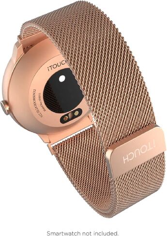 سوار ساعة iTOUCH 20 مم سريع الفك - متوافق مع iTOUCH AIR 3 (40 مم) وSPORT 3، SPORT 4 - ليس لـ AIR 3 (44 مم)، AIR 4 - يناسب الساعات بعرض 20 مم in Kuwait