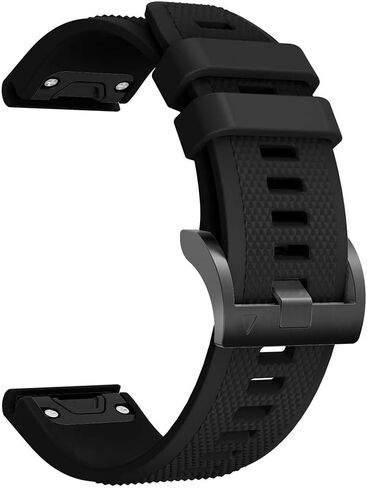 Quickfit Silicone Watch Band Compatible with Garmin fenix 8 47mm/Fenix 7/Fenix 6/Fenix 5, 22mm wristband straps for Garmin Fenix E 47mm/Fenix 5 plus/Fenix 6 Pro/Fenix 7 Pro in Saudi Arabia