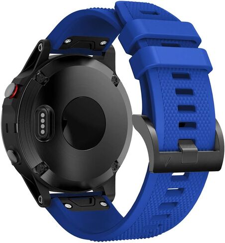 Quickfit Silicone Watch Band Compatible with Garmin fenix 8 47mm/Fenix 7/Fenix 6/Fenix 5, 22mm wristband straps for Garmin Fenix E 47mm/Fenix 5 plus/Fenix 6 Pro/Fenix 7 Pro in Saudi Arabia