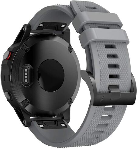 Quickfit Silicone Watch Band Compatible with Garmin fenix 8 47mm/Fenix 7/Fenix 6/Fenix 5, 22mm wristband straps for Garmin Fenix E 47mm/Fenix 5 plus/Fenix 6 Pro/Fenix 7 Pro in Saudi Arabia