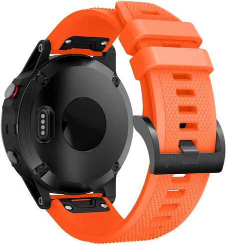 Quickfit Silicone Watch Band Compatible with Garmin fenix 8 47mm/Fenix 7/Fenix 6/Fenix 5, 22mm wristband straps for Garmin Fenix E 47mm/Fenix 5 plus/Fenix 6 Pro/Fenix 7 Pro in Saudi Arabia