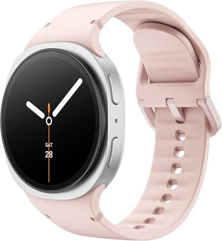 Sport Band for Samsung Galaxy Watch 8 Band 40mm 44mm/Galaxy Watch 8 Classic 46mm, Soft Silicone Replacement Strap for Men Women in Saudi Arabia