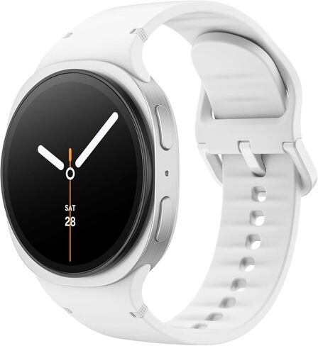 Sport Band for Samsung Galaxy Watch 8 Band 40mm 44mm/Galaxy Watch 8 Classic 46mm, Soft Silicone Replacement Strap for Men Women in Saudi Arabia