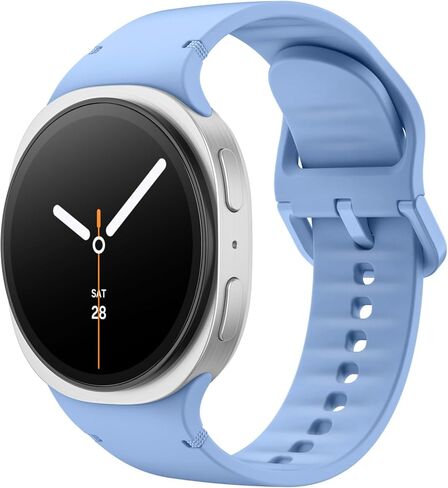 Sport Band for Samsung Galaxy Watch 8 Band 40mm 44mm/Galaxy Watch 8 Classic 46mm, Soft Silicone Replacement Strap for Men Women in Saudi Arabia