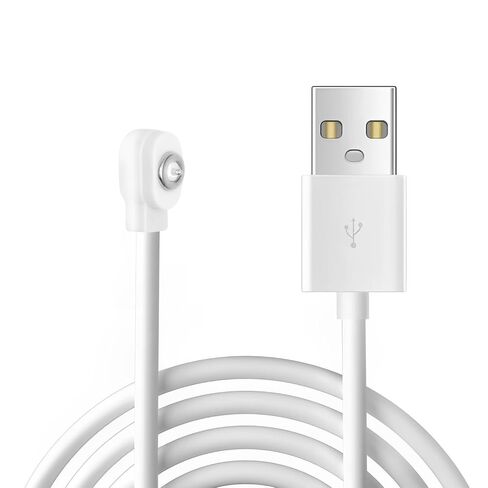 1-Pin Magnetic Charging Cable 2.7Ft - Universal OEM Replacement USB Charger Cord for Rechargeable Toys, Massagers, Facial Cleansers & Beauty Devices | Secure Fast Charging, Anti-Overheat Design in Saudi Arabia