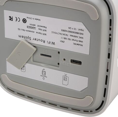 5G CPE Router with SIM Card Slot, 4.67Gbps High Speed Dual Band WiFi 6 Wireless Router for Home Indoor, Support for NSA SA, Dual Band Cellular Modem (US Plug) in Kuwait