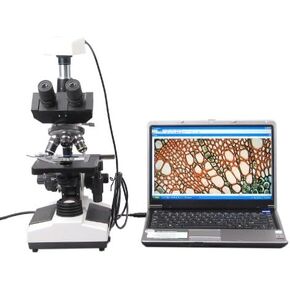 OMAX Trinocular Biological Microscope 40x-1600x with 3.0MP USB Camera in Saudi Arabia