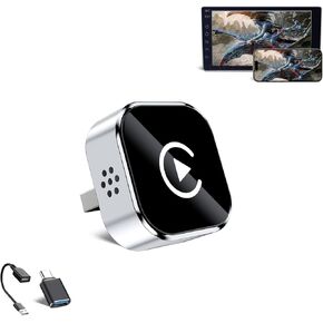 HYPAX Wireless CarPlay Adapter-4 in 1 Screen Mirror Link Car Adapter Android Auto Multi-User Seamless Connection Converts Wired to Wireless CarPlay Adapter - No Latency from iOS 10+ to Screen w/USB-C in Saudi Arabia