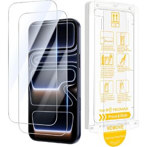 Ruky for 2 Pack iPhone 16 Pro/iPhone 17 / iPhone 17 Pro واقي شاشة للخصوصية، سهل التركيب مع إطار محاذاة شريط السحب، خالٍ من الفقاعات، غشاء زجاجي مقوى بدرجة 9H+ لهاتف 16 Pro/17/17 Pro in Kuwait