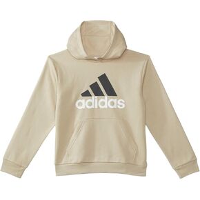 adidas Boys' Long Sleeve Fleece Pullover Hoodie, Black (New) in Kuwait