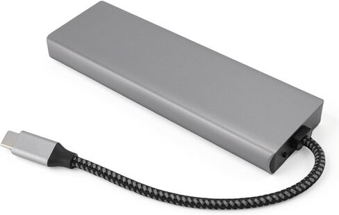 موزع USB C، قاعدة توصيل متعددة الوظائف من سبائك الألومنيوم 8 في 1 مع إخراج فيديو 4K، لأجهزة Pro Pro والمزيد من الأجهزة من النوع C in Kuwait