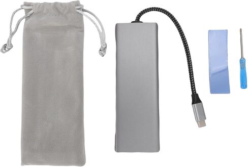 موزع USB C، قاعدة توصيل متعددة الوظائف من سبائك الألومنيوم 8 في 1 مع إخراج فيديو 4K، لأجهزة Pro Pro والمزيد من الأجهزة من النوع C in Kuwait