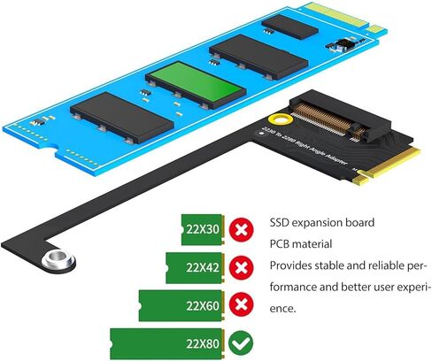 SUNGOOYUE SSD Expansion Board, Fit for Rog Ally Handheld Conversion 2230 to 2280 SSD Expansion Board with NVME M Key in Saudi Arabia