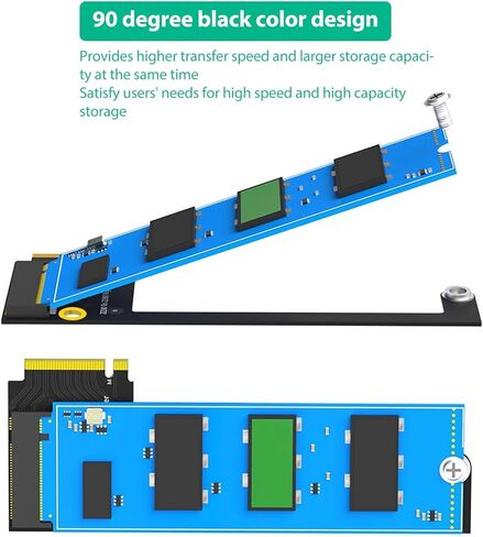 SUNGOOYUE SSD Expansion Board, Fit for Rog Ally Handheld Conversion 2230 to 2280 SSD Expansion Board with NVME M Key in Saudi Arabia