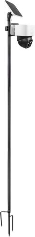 HOLACA 31.49 or 47.24 inch PTZ Camera Ground Stake Mount Stand with Solar Panel Mount for AOSU SEHMUA Cinnado Tapo Reolink Cameras and Solar Panels Ground Stake Bracket in Saudi Arabia