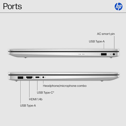 كمبيوتر محمول HP 17 2025 لطلاب الأعمال، شاشة FHD مقاس 17.3 بوصة، معالج Intel 8-Core، ذاكرة الوصول العشوائي 16 جيجابايت، SSD 512 جيجابايت، Windows 11 Pro، Copilot AI، بطارية تصل إلى 9.5 ساعات، Wi-Fi 6، BT 5.4، مع الملحقات in Kuwait