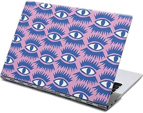 Skinit Decal Laptop Skin Compatible with Yoga 910 2-in-1 14in Touch-Screen - Originally Designed Bold Eyes 2 Design in Saudi Arabia