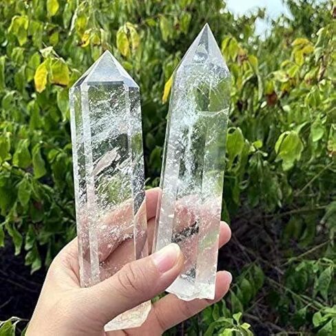 Zenkeeper 1PC Large Labradorite Crystal Points, Labradorite Crystal Tower Crystal Wand in Saudi Arabia