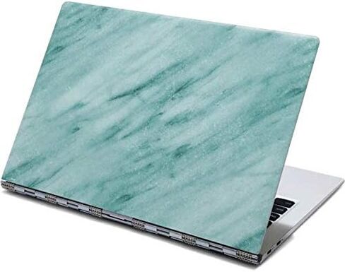 Skinit Decal Laptop Skin Compatible with Yoga 910 2-in-1 14in Touch-Screen - Officially Licensed Skinit Originally Designed Turquoise Marble Design in Saudi Arabia