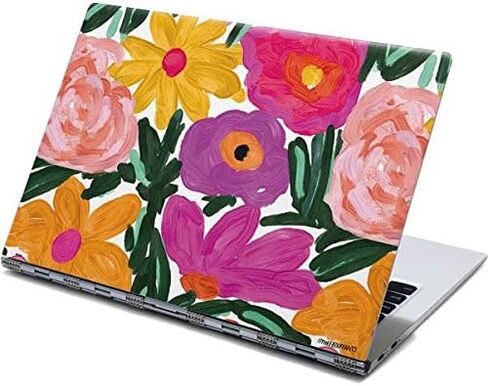 Skinit Decal Laptop Skin Compatible with Yoga 910 2-in-1 14in Touch-Screen - Originally Designed Painterly Garden Design in Saudi Arabia