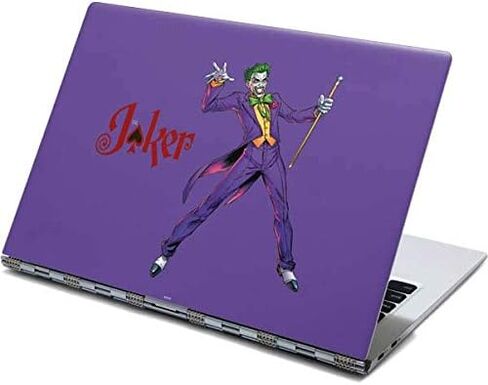 Skinit Decal Laptop Skin Compatible with Yoga 910 2-in-1 14in Touch-Screen - Officially Licensed Warner Bros Surprise - The Joker Design in Saudi Arabia