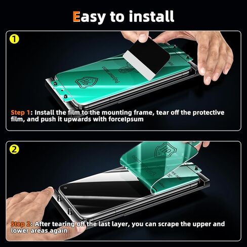 MAYtobe [واقي شاشة مكون من عبوتين لهاتف Samsung Galaxy S10 من السيراميك مع صينية التثبيت، سهل التركيب، منحني ثلاثي الأبعاد، خالٍ من الفقاعات، مضاد للخدش in Saudi Arabia