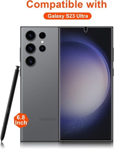 2 Pack for Samsung Galaxy S23 Ultra Matte Privacy Screen Protector 6.8 Inch[Not Glass], Anti-Scratch, Anti-Glare, Support fingerprint Unlock in Kuwait