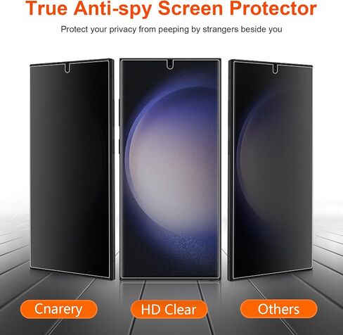 2 Pack for Samsung Galaxy S23 Ultra Matte Privacy Screen Protector 6.8 Inch[Not Glass], Anti-Scratch, Anti-Glare, Support fingerprint Unlock in Kuwait