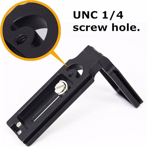 Reflex Camera Universal L-Shape Camera Bracket Quick Release Plate for DSLR/Mirrorless Cameras - Arca Swiss Compatible 1/4"-20 Screw Mount QRP for Fast Tripod Landscape to Portrait Switch in Saudi Arabia