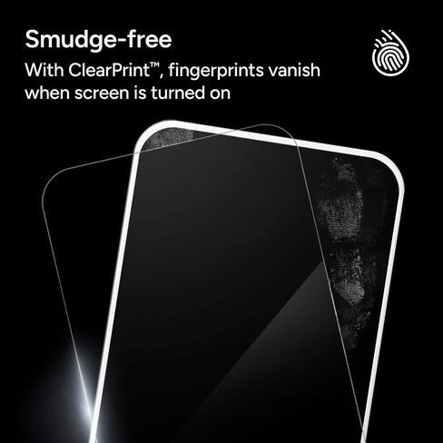 ZAGG InvisibleShield Glass Elite Screen Protector for iPhone 15 Pro - 5X Stronger Tempered Glass, Scratch & Impact Protection, Smudge-Resistant, Easy to Install - Clear in Saudi Arabia