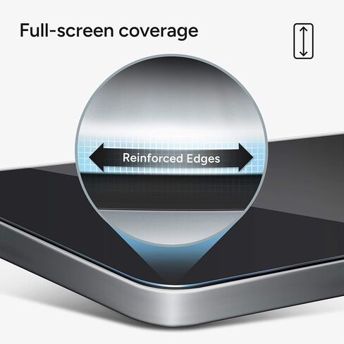 ZAGG InvisibleShield Glass Elite Screen Protector for iPhone 15 Pro - 5X Stronger Tempered Glass, Scratch & Impact Protection, Smudge-Resistant, Easy to Install - Clear in Saudi Arabia