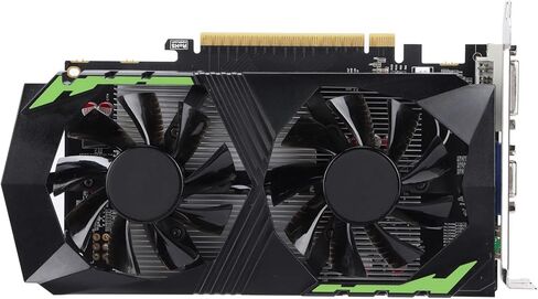 Goshyda 1050TI 4GB Graphics Card, DDR5 128Bit GPU, 1350MHz PCIE 2.0 Gaming Video Card, Desktop Computer Graphics Card with HDMI, DVI, VGA Ports in Saudi Arabia