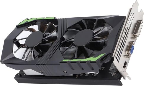 Goshyda 1050TI 4GB Graphics Card, DDR5 128Bit GPU, 1350MHz PCIE 2.0 Gaming Video Card, Desktop Computer Graphics Card with HDMI, DVI, VGA Ports in Saudi Arabia