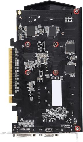 Goshyda 1050TI 4GB Graphics Card, DDR5 128Bit GPU, 1350MHz PCIE 2.0 Gaming Video Card, Desktop Computer Graphics Card with HDMI, DVI, VGA Ports in Saudi Arabia