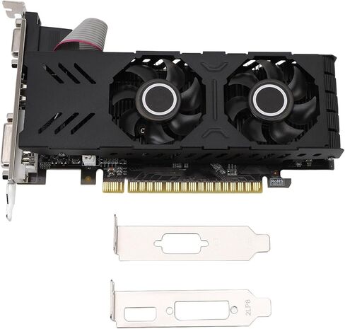 VBESTLIFE GT750 4GB Graphics Card, GDDR5 128 Bit GPU, 1020MHz, PCIE 3.0 X16 Desktop PC Gaming Video Card with HDMI, DVI, VGA Ports in Saudi Arabia