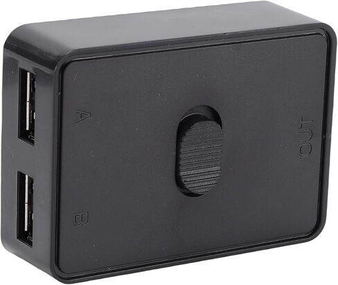 محدد محول Ciciglow USB 3.0، محول USB 2 في 1 لمشاركة الطابعة، مع التوصيل والتشغيل، التبديل السلس، نقل البيانات بسرعة عالية، توافق النظام الواسع in Kuwait