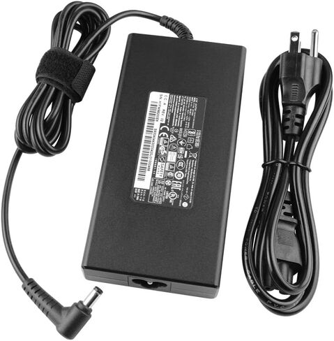 شاحن رفيع 180 واط متوافق مع البوابة AAC180W012T4 FSP180-AJBN3 GWTN156-2 GWTN156-2BK GWTN156-3 GWTN156-3BK جيجابايت AORUS 15P WB AORUS 15P WB-7DE1130SH Sabre 15 17 W8 in Kuwait