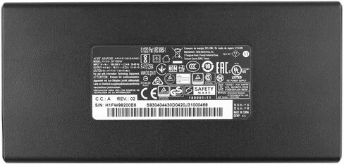 شاحن رفيع 180 واط متوافق مع البوابة AAC180W012T4 FSP180-AJBN3 GWTN156-2 GWTN156-2BK GWTN156-3 GWTN156-3BK جيجابايت AORUS 15P WB AORUS 15P WB-7DE1130SH Sabre 15 17 W8 in Kuwait