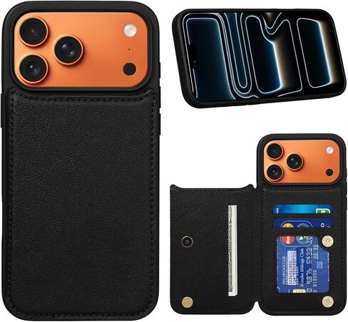 Keallce for iPhone 17 Pro Max Case Wallet with 3 Card Holder, RFID Blocking Protection, Magnetic Clasps Credit Slots Shockproof Flip Cover for iPhone 17 Pro Max Men Women,6.9inch Blue in Saudi Arabia