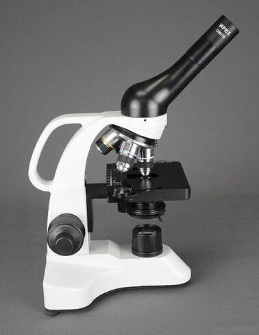 Parco Scientific 3050-100-LED Monocular Compound Microscope, 10x WF Eyepiece, 40x—1000x Magnification, LED Illumination, Coaxial Coarse & Fine Focus, Double Layer Mechanical Stage in Saudi Arabia
