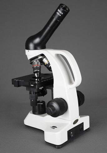 Parco Scientific 3050-100-LED Monocular Compound Microscope, 10x WF Eyepiece, 40x—1000x Magnification, LED Illumination, Coaxial Coarse & Fine Focus, Double Layer Mechanical Stage in Saudi Arabia