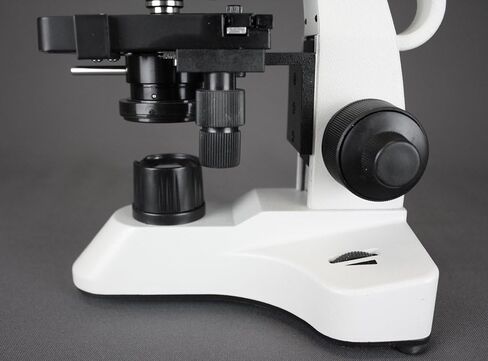 Parco Scientific 3050-100-LED Monocular Compound Microscope, 10x WF Eyepiece, 40x—1000x Magnification, LED Illumination, Coaxial Coarse & Fine Focus, Double Layer Mechanical Stage in Saudi Arabia