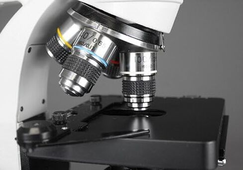 Parco Scientific 3050-100-LED Monocular Compound Microscope, 10x WF Eyepiece, 40x—1000x Magnification, LED Illumination, Coaxial Coarse & Fine Focus, Double Layer Mechanical Stage in Saudi Arabia