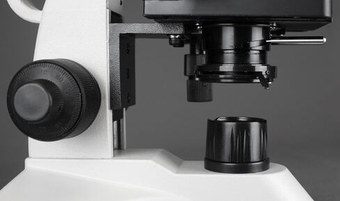 Parco Scientific 3050-100-LED Monocular Compound Microscope, 10x WF Eyepiece, 40x—1000x Magnification, LED Illumination, Coaxial Coarse & Fine Focus, Double Layer Mechanical Stage in Saudi Arabia