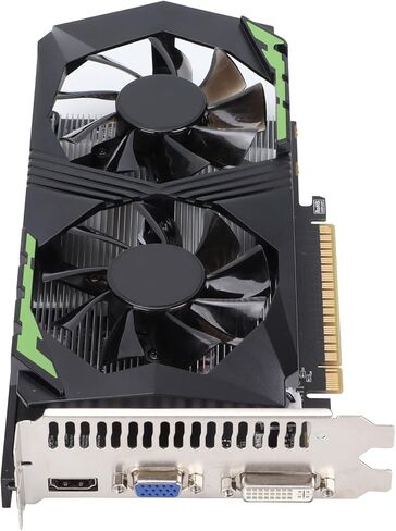 بطاقة رسومات VBESTLIFE 1050TI سعة 4 جيجابايت، وحدة معالجة الرسومات DDR5 128 بت، 900/1350 ميجاهرتز، بطاقة فيديو ألعاب الكمبيوتر المكتبي PCIE 2.0 مع منافذ HDMI وDVI وDP in Saudi Arabia