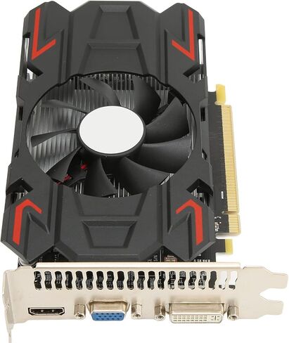 VBESTLIFE HD7670 4GB Graphics Card, DDR5 128 Bit GPU Gaming Video Card, Desktop Computer Graphics with HDMI, DVI, VGA Ports in Saudi Arabia