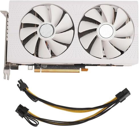 Goshyda RX470 8GB Graphics Card, GDDR5 256Bit GPU, PCIE 3.0 x16 Desktop Computer Gaming Video Card Graphics Card with HDMI Port in Saudi Arabia